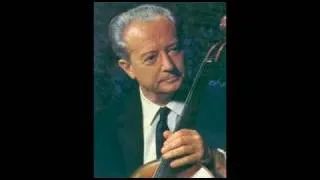 Pierre Fournier - Sarabande from Bach's Cello Suite no. 5