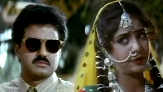 Dharma Kshetram Movie || Best Comedy Scene Between Balakrishna & Divya Bharati ||