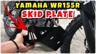 INSTALLING SKID PLATE FOR YAMAHA WR 155 R. YAMAHA WR155R SKIDPLATE INSTALLATION