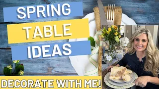 SPRING TABLE DECORATION IDEAS | SPRING TABLESCAPE 2024