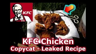 KFC Fried Chicken Leaked Secret Recipe COPYCAT Original Homemade + 11 Herbs & Spices