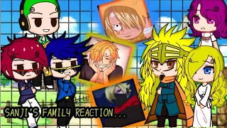 🔥 VINSMOKE FAMILY REACT TO SANJI AND STRAWHATS 🔥[PART 1/?]|||GACHA REACTION|||