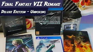 Unboxing Final Fantasy VII Remake Deluxe Edition [PS4]