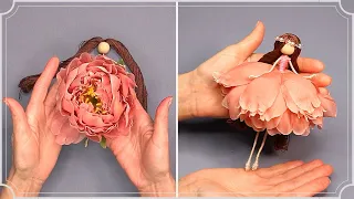 Doll Flower Fairy is easy to make - little timp to make it!