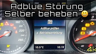 Mercedes Adblue fault fix yourself GLC A C E GLA ...4k