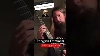 Best scale for metal? Phrygian Dominant Mode