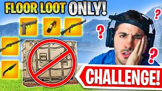 Can we WIN with GROUND LOOT ONLY?! 😧 (Modern Warfare Warzone)