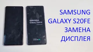 Samsung Galaxy S20FE (Fuflo Edition) - нет изображения, полная разборка и замена дисплея