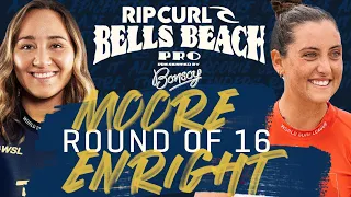 Carissa Moore vs Kobie Enright | Rip Curl Pro Bells Beach - Round of 16 Heat Replay