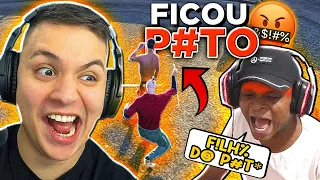 IRRITEI UM STREAMER DONO DE MORRO AO VIVO 😂 (Paulinho o LOKO)