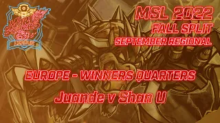 Juande vs Shan U | EU September Regional | Winners Round 1 - Mario Strikers Battle League