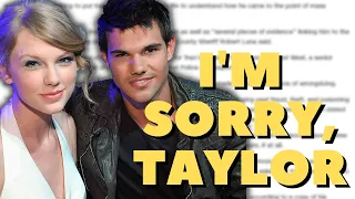 Taylor Lautner Regrets Not Stepping Up To Kanye West for Taylor Swift