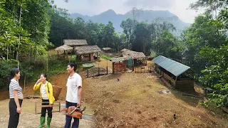 Journey back to help parents, Project to renovate a 20-year-old wooden house | Green forest life