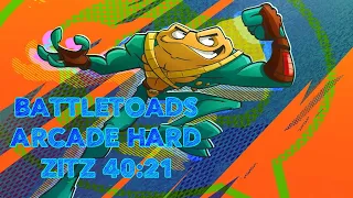 Battletoads arcade speedrun Hard - Zitz - 40:21 IGT 1cc ( 2022 )