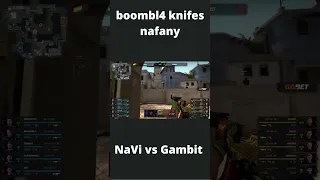 Boombl4 knifes nafany NaVi vs Gambit #shorts