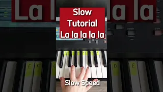 Easy Song to Play on Piano! Slow Tutorial (la la la la la) ATC - Around The World | Hit 2000 Dance