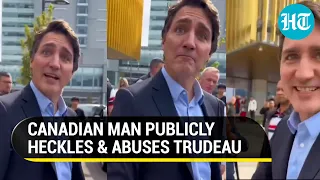 'You F***d The Country':  Canadian Man Humiliates Trudeau; Calls Him 'Piece Of 'S**t' On Cam | Viral