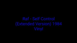 Raf - Self Control (Extended Version) 1984 Vinyl_italo disco