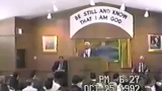 Testimony of Brother Charlie Cox  (1992)