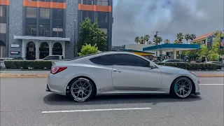 Genesis Coupe 3.8 Straight Pipe Roll GTR