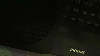 Trying to find a signal on a Philip’s radio