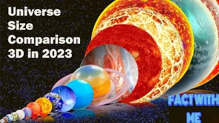 Universe size comparison | 3d Animation Comparison 4k video 2024