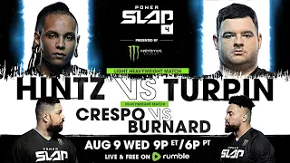 Power Slap 4: Hintz vs Turpin Prelims