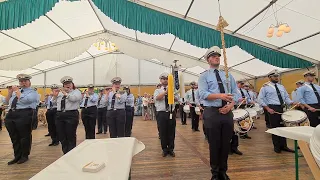 Gruß an Oberbayern, Festbankett Schützenfest Neuenhausen 2022, Tambourcorps "Sandhasen" Neuenhausen