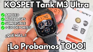 ¡Un Smartwatch INDESTRUCTIBLE! 🚀 Kospet Tank M3 Ultra ¡Review COMPLETA!