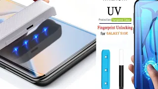 How to install UV tempered glass|full Edge to edge screen protector| one plus 8 pro |X50 pro|S9