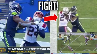 D.K. Metcalf vs Stephon Gilmore & Patriots (HEATED!) || HD Week 2 2020 NFL Season