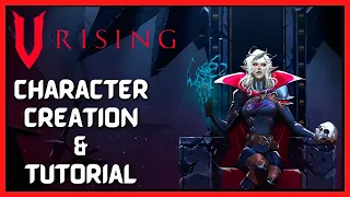 V Rising Gameplay  |  Early Access !!  ~  Female Character Creation | Tutorial Area Gameplay