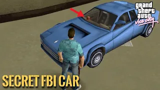 Secret FBI Car Location in GTA Vice City  | GTA Vice City Hidden Place #GTAVC