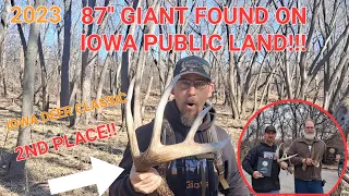 SHED HUNTING IOWA PUBLIC!! WE FOUND ANOTHER GIANT!! EPIC EPISODE!!#3