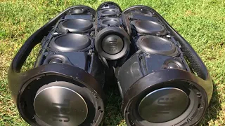 Bass test - 2x JBL Boombox & JBL Charge 3