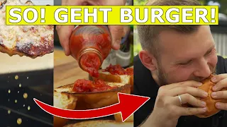 Ich verrate meine privaten Tipps für den perfekten Burger! Live & Uncut Grillen