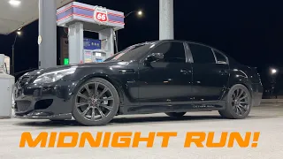 Outlaw E60 M5 MIDNIGHT RUN! - Outlaw Euro