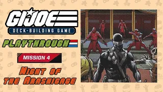 Mission 4 Night of the Arashikage | Full 2 Joe Playthrough | GI Joe Deck Building Game