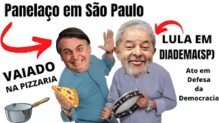 Bolsonaro Vaiado em São Paulo, Lula em Diadema - Lula vs Bolsonaro Batalha de Repente embolada