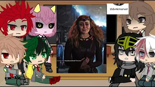 Mha react to Wanda maximoff//old video//short