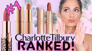 Favorite Charlotte Tilbury Lipsticks RANKED and Lip swatches!