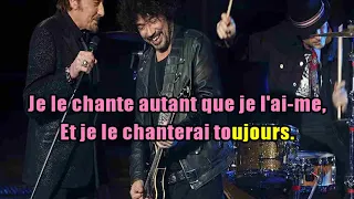 KARAOKÉ Johnny Hallyday  La Musique Que J'aime Live Parc Des Princes 2003 Création JP