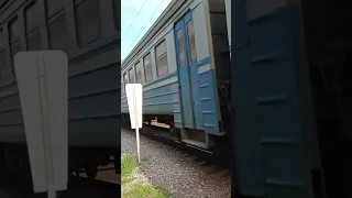 Электропоезд ЭР-9т-725 "Одесса" прибывает на о.п. Одесса-Прездная