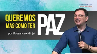 QUEREMOS PAZ -  Rossandro Klinjei ✂️ cortes, Palestra Espírita