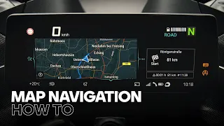 How to Use Map Navigation with the BMW Motorrad Connected App and the new 10.25” TFT Display