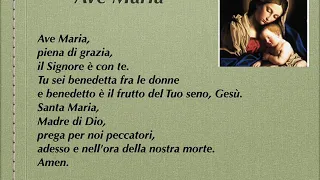 Hail Mary (Italian)/Ave Maria (Italiano)