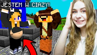 JESTEM w CIĄŻY TROLL na CHŁOPAKU w Minecraft!