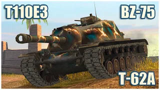 T110E3, BZ-75 & T-62A • Raseiniai Heroes WoT Blitz