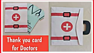 Doctor Card/How to make doctor themed card/Doctor day card/Diy Thank you card for Doctor