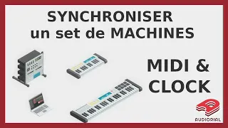 Synchroniser un set de machines avec le MIDI et le CLOCK. Keystep Pro, MicroFreak, DrumBrute Impact